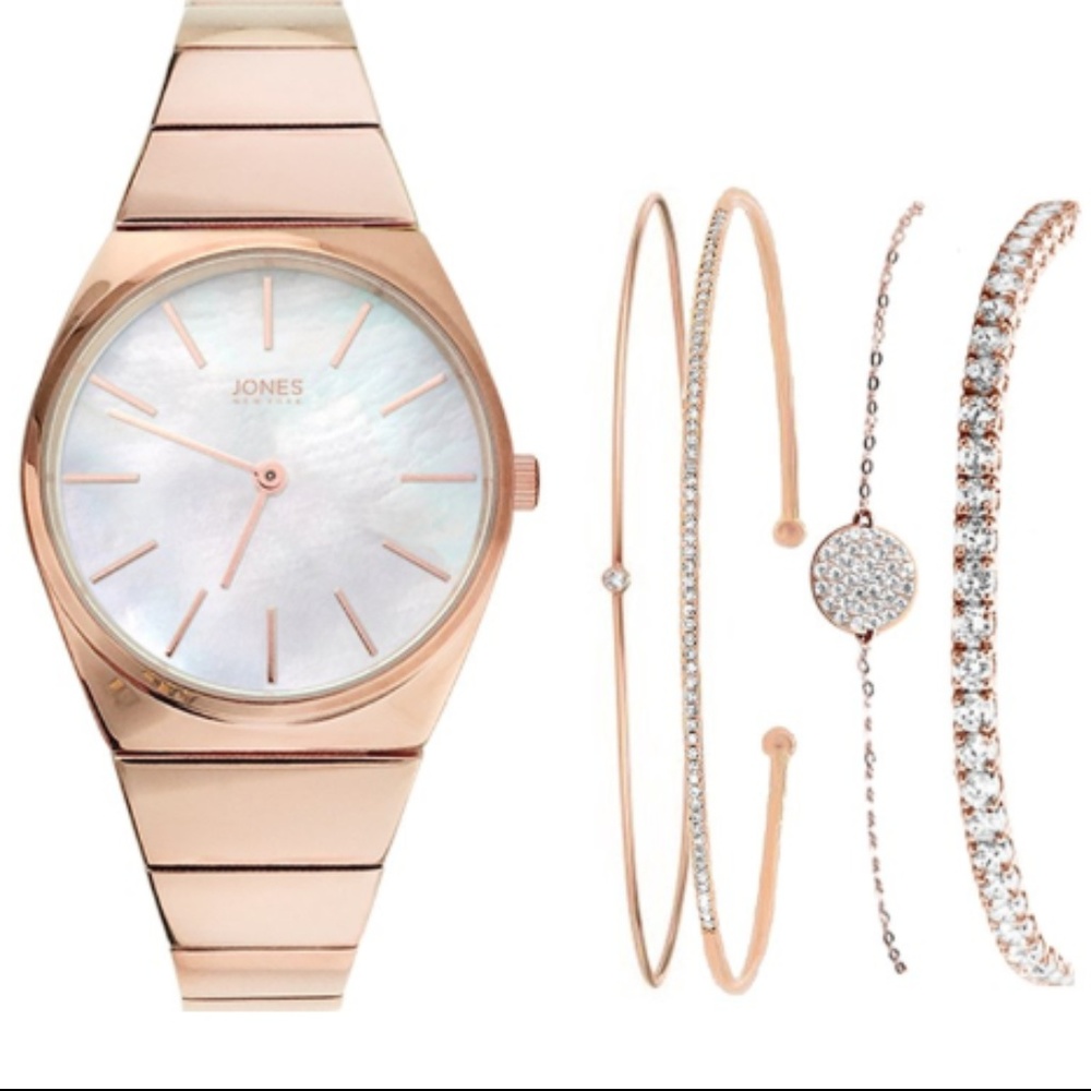 Jones New York Women  Watch & Bracelet